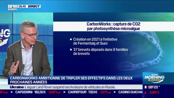 Guillaume Charpy (CarbonWorks): CarbonWorks est une co-entreprise créée par Suez et Fermentalg
