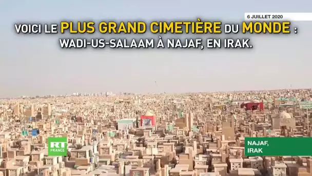 Irak : vol au-dessus du plus grand cimetière du monde en plein Covid-19