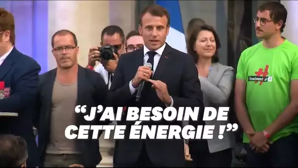 Quand Macron réclamait aux militants pour le climat de lui "rendre la vie impossible"