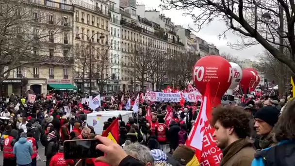 Manifestation contre la réforme des retraites - Paris