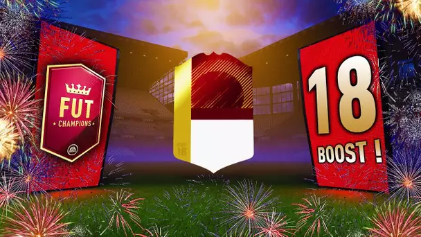 18 CARTES BOOST ET UN ÉNORME JOUEUR !!! PACK OPENING RÉCOMPENSES FUT CHAMPIONS !