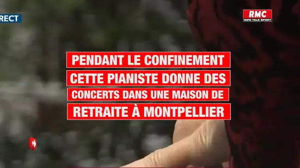 Confinement: une pianiste donne des concerts dans une maison de retraite à Montpellier