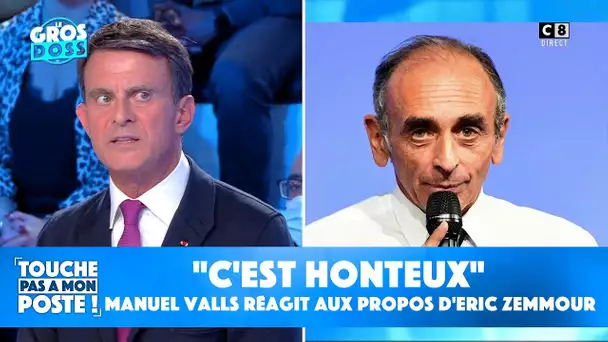 "C'est honteux" : Manuel Valls réagit aux propos d'Eric Zemmour sur les attentats du 13 novembre
