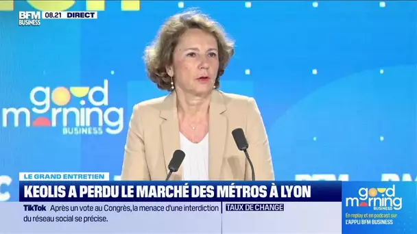 Marie-Ange Debon (Keolis) : Keolis a subi l'inflation en 2023