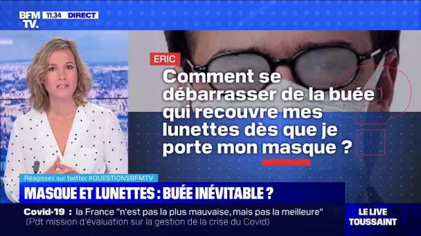 Masque et lunettes: buée inévitable ? - BFMTV répond à vos questions