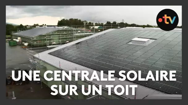 Mise en service de 1136 panneaux photovoltaïques sur deux immenses toits