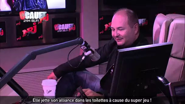 Elle jette son alliance aux toilettes à cause du super jeu - C&#039;Cauet sur NRJ