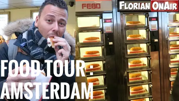 AMSTERDAM : Des DISTRIBUTEURS de NOURRITURE 24h/24 !! - VLOG #539