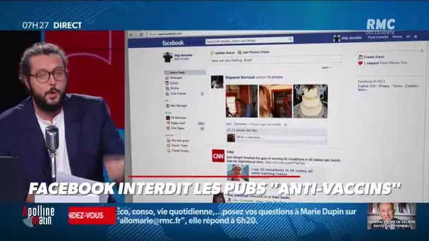 Facebook interdit les publicités "anti-vaccins"