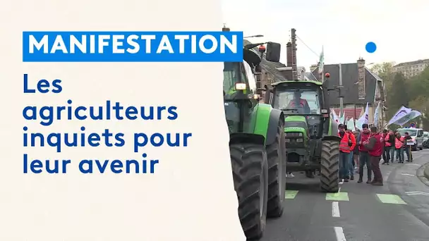 Les agriculteurs manifestent à Laon pour défendre la souveraineté alimentaire de la France