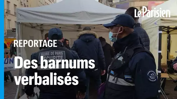 A Paris, la chasse aux barnums Covid illégaux est ouverte