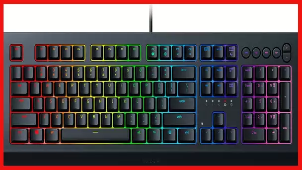 Razer Cynosa V2 Gaming Keyboard: Customizable Chroma RGB Lighting - Individually Backlit Keys