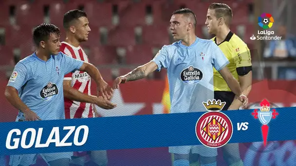 Golazo de Iago Aspas (1-1) Girona FC vs RC Celta