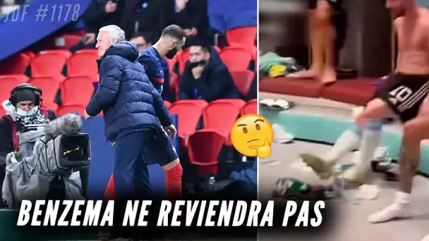 BENZEMA ne reviendra pas avec les BLEUS, MESSI menacé après avoir marché sur le maillot du MEXIQUE !