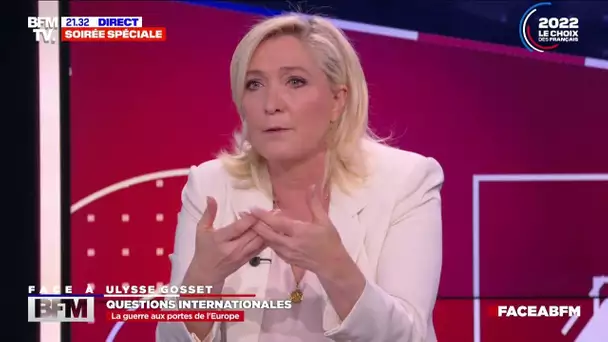 Marine Le Pen: "Je suis très réservée sur la livraison d'armes" à l'Ukraine