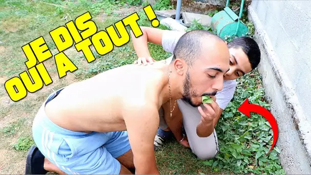 JE DIS OUI A TOUT A LIA ET MOMO ... YES MAN CHALLENGE !