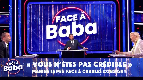 "Vous n'êtes pas crédible" lance Charles Consigny à Marine Le Pen !