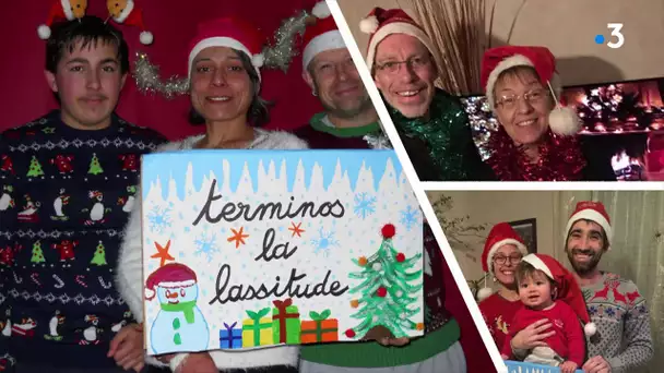 Un Ehpad de Haute-Saône crée un clip de Noël avec des photos de famille des résidents