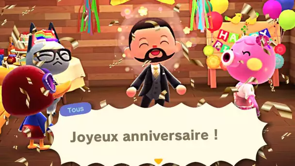 ON FÊTE L'ANNIVERSAIRE GUILLAUME ! | ANIMAL CROSSING NEW HORIZONS EPISODE 59 CO-OP