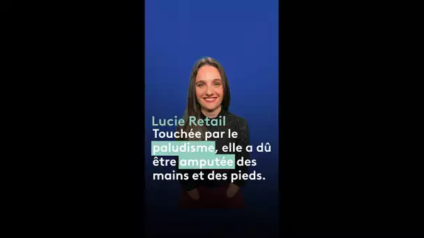 Lucie a dû se faire amputer des mains et des pieds suite à un palud sévère attrapé au Gabon