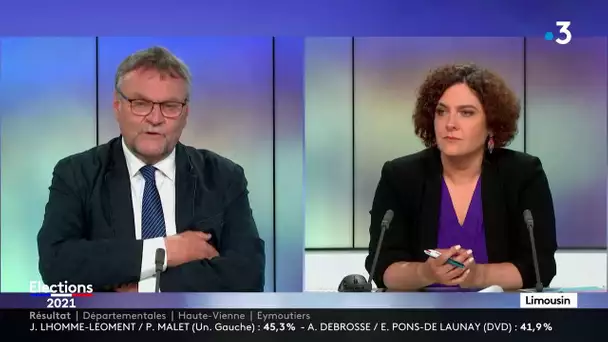 Départementales 2021 en Limousin - Soirée électorale 1er tour - 2/3