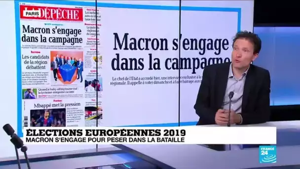 Élections européennes : Macron attaque le RN et son bilan "catastrophique"