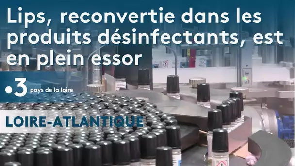 Covid 19 : près de Nantes, une société reconvertie dans les produits désinfectants en plein essor