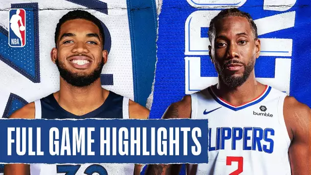 TIMBERWOLVES at CLIPPERS | FULL GAME HIGHLIGHTS | February 1, 2020