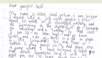 Âgée de 7 ans, elle postule chez Google et reçoit une réponse !