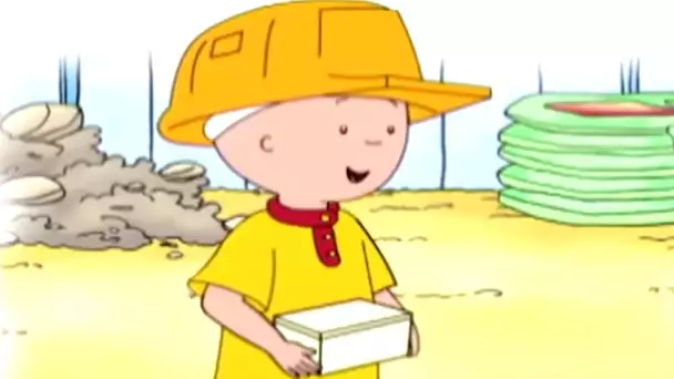 Caillou sur le chantier | Caillou en Français