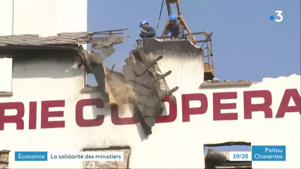 Charente-Maritime : solidarité des minotiers après un important incendie à la minoterie de Courçon