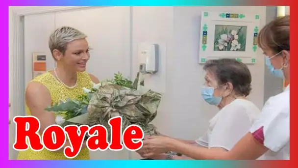 Charlène retrouve le sourire : fleurs et câlins pour la princesse l0rs de la visite surprise