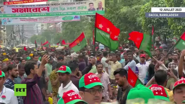 🇧🇩 Bangladesh : à Dacca des milliers de manifestants demandent la démission du gouvernement