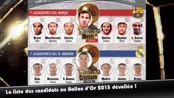 Ballon d'Or 2015 : la première liste a fuité, 4 français présents !