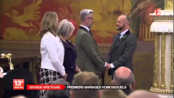 Premiers mariages homosexuels au Royaume-Uni