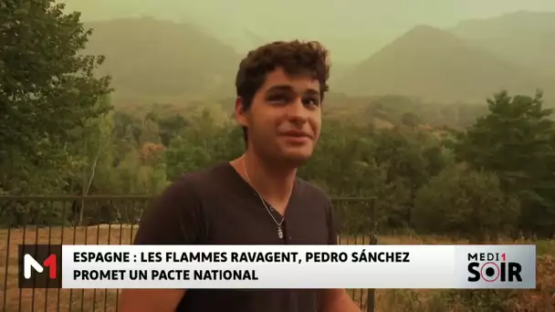 Espagne : les flammes ravagent, Pedro Sanchez promet un pacte national