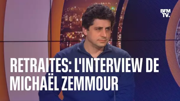 Réforme des retraites: l'interview de l'économiste Michaël Zemmour sur BFMTV en intégralité