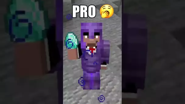 Minecraft NOOB vs PRO vs HACKER : Miner du Diamant #shorts