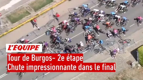 Tour de Burgos : Le résumé de la 2e étape marquée par une énorme chute dans le final