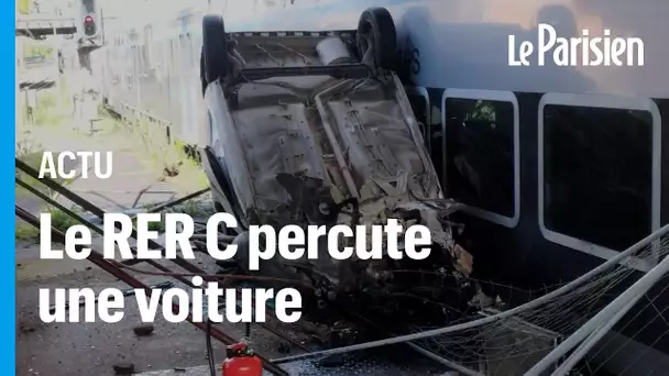 Le RER C heurte un véhicule tombé sur les voies