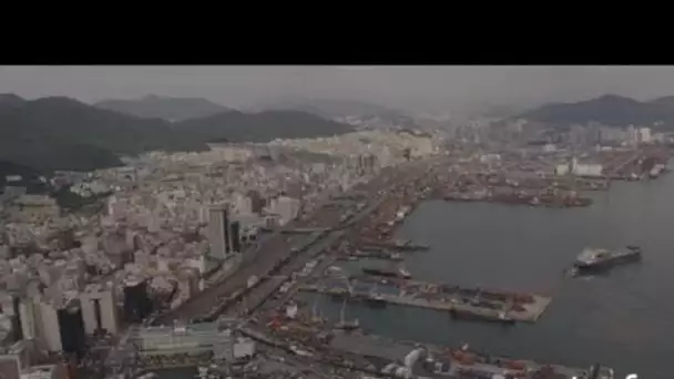 Corée : Ulsan, le port des containers