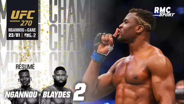 UFC : le TKO totalement monstrueux de Ngannou 🇨🇲 face à Blaydes #NGANNOUGANERMC