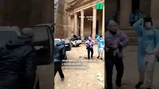 Les images du site archéologique de Petra victime de pluies torrentielles