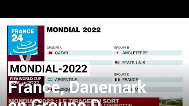 Mondial-2022 : la France, championne du monde, contre le Danemark dans le groupe D • FRANCE 24