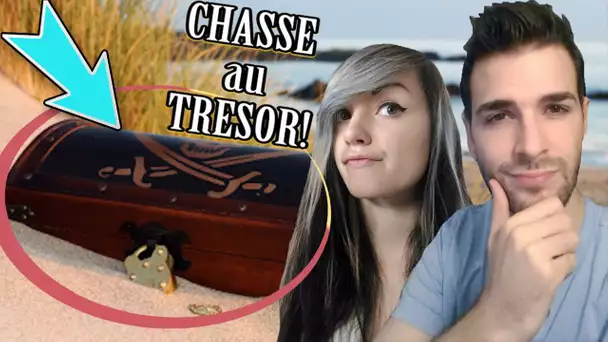 DÉTERRER UN TRESOR À LA PLAGE  !! - Skyyart et Chelxie