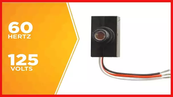 Woods 59408WD Outdoor Hard-Wired Post Eye Light Control with Photocell Light Sensor