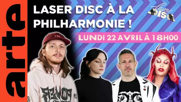 🔴 LIVE | Laser Disc à la Philharmonie de Paris avec Julien Menielle, Lila Ehjä et Vazektomi ! | ARTE