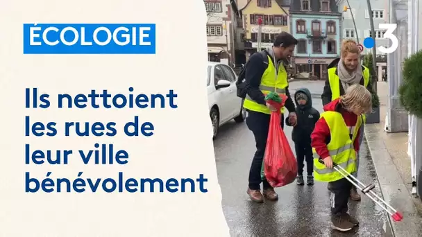 Écologie : ils nettoient les rues de leur ville bénévolement, "c'est pour aider l'environnement"