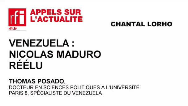 Venezuela : Nicolas Maduro réélu