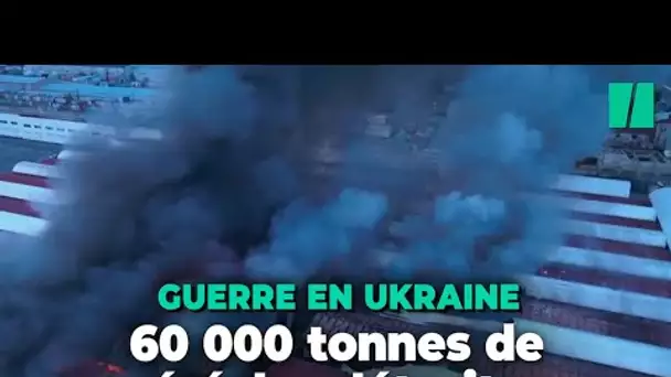 Des milliers de tonnes de céréales détruites dans des frappes russes en Ukraine, selon Kiev